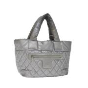 Pre-owned Nylon handbags Chanel Vintage , Gray , Dames