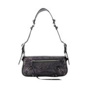 Pre-owned Leather balenciaga-bags Balenciaga Vintage , Gray , Dames