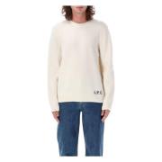 Trui met ronde hals A.p.c. , Beige , Heren