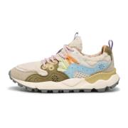 Shearling and wool sneakers Yamano 3 Woman Flower Mountain , Multicolo...