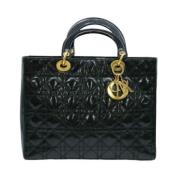 Pre-owned Fabric handbags Dior Vintage , Black , Dames