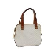 Pre-owned Canvas handbags Celine Vintage , White , Dames