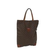 Pre-owned Canvas handbags Celine Vintage , Brown , Dames