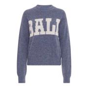 Blauwe Moonlight Pullover Trui Ball , Blue , Dames