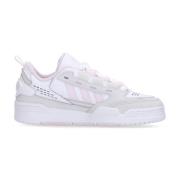 Dames Lage Sneaker Wit/Roze/Wit Adidas , Multicolor , Dames