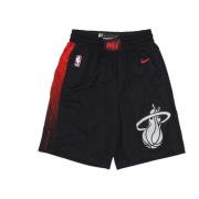 Miami Heat Edition Basketbalshorts Nike , Black , Heren