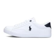 Witte Lage Sneaker Theron V Ralph Lauren , White , Heren