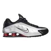 Beperkte Editie Zwart Metallic Zilver Shox R4 Nike , Multicolor , Here...