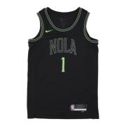 Zion Williamson City Edition Basketball Tank Nike , Black , Heren