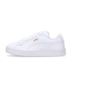 Suede Lage Schoen Wit Damp Grijs Puma , White , Heren