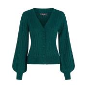 Lange mouw top met Farfalle Cardi King Louie , Green , Dames