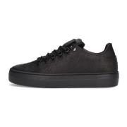 Klassieke Zwarte Python Sneakers Nubikk , Black , Heren