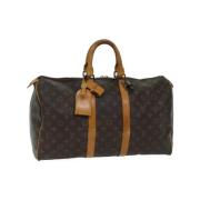 Pre-owned Canvas louis-vuitton-bags Louis Vuitton Vintage , Brown , Da...