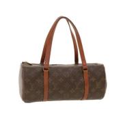 Pre-owned Canvas handbags Louis Vuitton Vintage , Brown , Dames