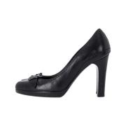 Pre-owned Leather heels Fendi Vintage , Black , Dames