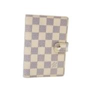 Pre-owned Coated canvas wallets Louis Vuitton Vintage , Beige , Dames