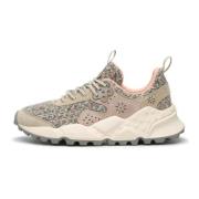 Suede and fabric sneakers Kotetsu Woman Flower Mountain , Beige , Dame...