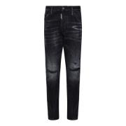 Zwarte Cool Guy Slim-Fit Jeans Dsquared2 , Black , Heren