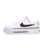 Legacy Lift Lage Sneaker Wit/Zwart/Oranje Nike , White , Dames