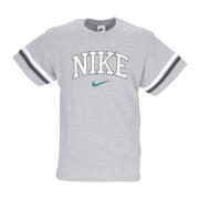 Retro Tee Dk Gray Heather T-Shirt Nike , Gray , Heren