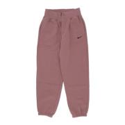 Fleece Trainingsbroek Phoenix High-Waisted Nike , Brown , Dames