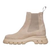 Suede ankle boots Twilly Chelsea 2 Voile Blanche , Beige , Dames