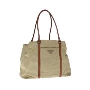 Pre-owned Nylon prada-bags Prada Vintage , Beige , Dames