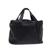 Pre-owned Leather handbags Chanel Vintage , Black , Dames