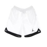 Air Knit Basketbalshorts Wit/Zwart Jordan , White , Heren