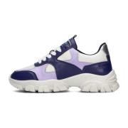 Kleurrijke Chunky Sneakers voor Trendy Meiden NIK & NIK , Blue , Dames