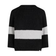 Jumper Pullover W24L225 Penn&Ink N.Y , Black , Dames