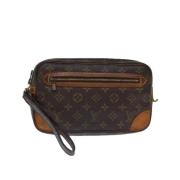 Pre-owned Canvas louis-vuitton-bags Louis Vuitton Vintage , Brown , Da...