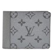 Pre-owned Coated canvas wallets Louis Vuitton Vintage , Gray , Heren