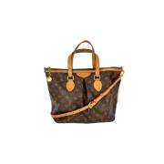 Pre-owned Canvas handbags Louis Vuitton Vintage , Brown , Dames