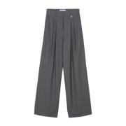 Grijze Wijde Broek Blugirl , Gray , Dames