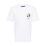 Teddy Bear Print T-shirts en Polos Moschino , White , Heren