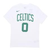 Jayson Tatum NBA Essential Tee Nike , White , Heren