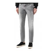 Slim Fit Destroy Jeans in Grijs Dsquared2 , Gray , Heren