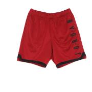 Grafische Gebreide Basketbalshorts Rood/Zwart Jordan , Red , Heren