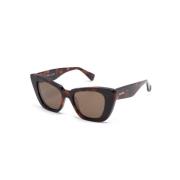 Mm0099 52E Sunglasses Max Mara , Brown , Dames