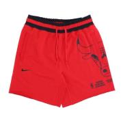 Chicago Bulls Fleece Shorts Nike , Red , Heren