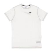 Swoosh Geborduurde Korte Jurk Zwart Nike , White , Dames