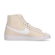 Bruin Leren Hoge Sneaker Nike , Beige , Dames