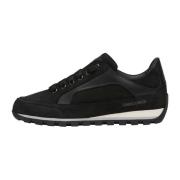 Leather and suede sneakers Runlo Flash Track Candice Cooper , Black , ...