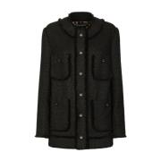 Jas met meerdere zakken Dolce & Gabbana , Black , Dames