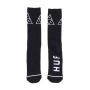 Geborduurde Logo Sokken HUF , Black , Heren