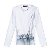 Bedrukt T-shirt Y/Project , White , Heren