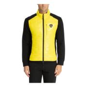 Multikleur Rits Vest met Logo Zakken Emporio Armani EA7 , Yellow , Her...