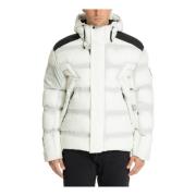 Effen Donsjack met Logo Zakken Emporio Armani EA7 , White , Heren