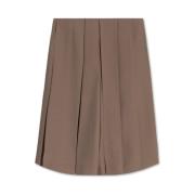 Geplooide shorts Lanvin , Brown , Dames